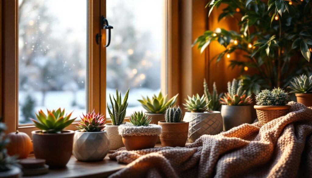 Piante grasse in inverno: come proteggerle dal freddo anche dentro casa