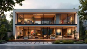 Questa casa di 270mq è concepita come una galleria in cui l’arte è una scenografia quotidiana