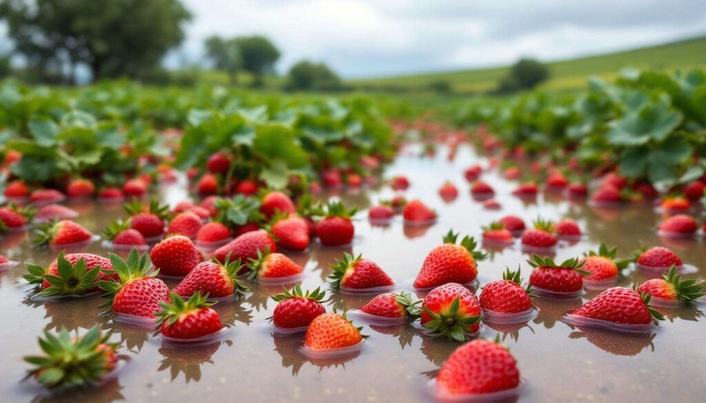 Basilicata, piogge torrenziali devastano le campagne: fragole tra le colture più colpite