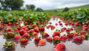 Basilicata, piogge torrenziali devastano le campagne: fragole tra le colture più colpite