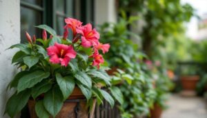 Con un balcone riparato dal vento e dal gelo la Dipladenia potrà fiorire fino a dicembre inoltrato