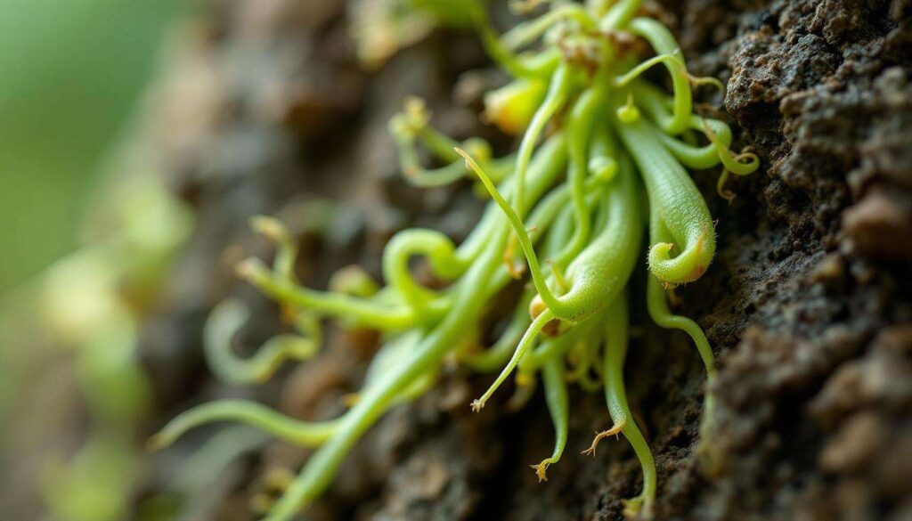 Queste radici si chiamano epifite e sono importanti per far crescere l’orchidea