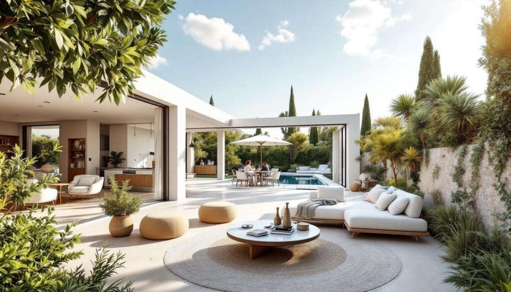 In questa casa di 315 mq il lusso mediterraneo è fatto di luce, natura e spazi condivisi