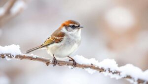 Uccellini affamati: il cibo giusto nei giorni freddi