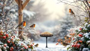 Questo alimento attira gli uccellini in giardino anche d’inverno